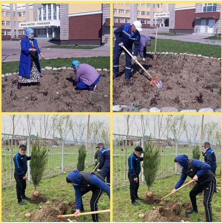 2021 жылдың 24 сәуір күні №200 мектеп – гимназиясында қалалық сенбілік өткізілді.