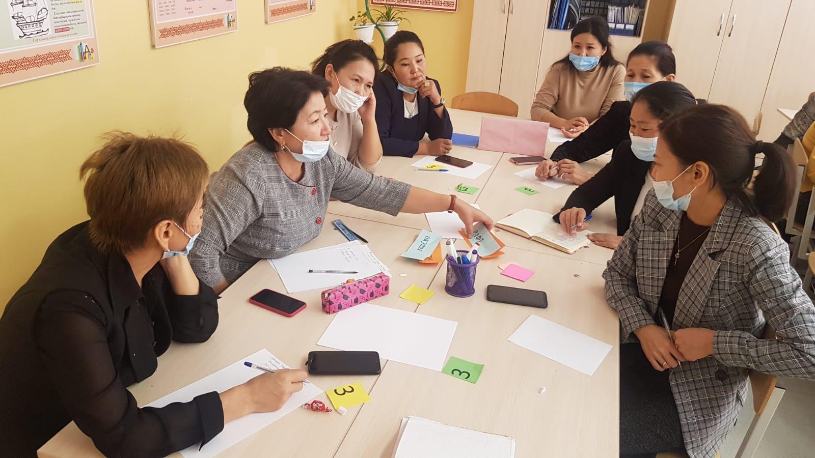 «Жаңартылған білім беру мазмұнындағы тиімді әдіс- тәсілдер» деген тақырыпта әдістемелік кеңес ұтымды өтті.