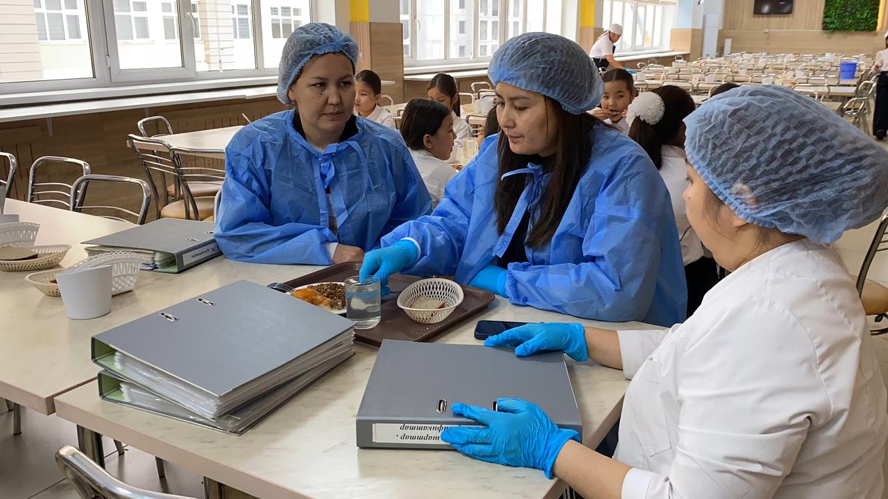 Тегін ыстық тамақтың сапасы мен игеруін тексеру